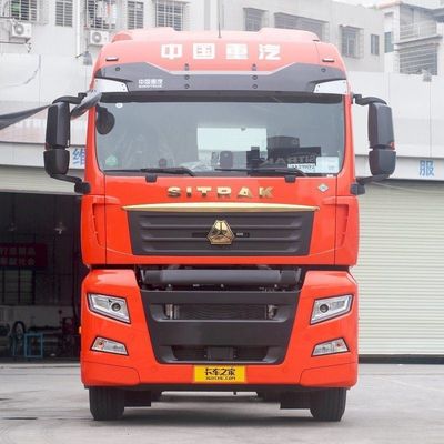 牽引式半トレーラー 6X4 重荷シャックマン トラック 1000Lの燃料タンクと座席 ≤5