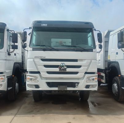 手動トランスミッション型 30トン 10輪 371HP6 * 4 輸送車両用重用ダンプトラック