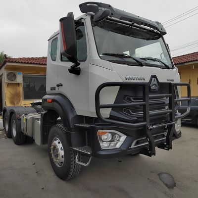 販売 HOWO 371HP 6X4 トラクター トラック 貨物輸送 トラック 手動トランスミッション