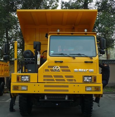 16トンの強力な鉱山ダンプトラック 351-450hpとエアコンキャビンの