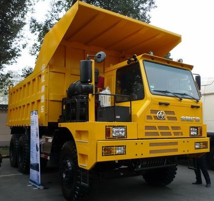 16トンの強力な鉱山ダンプトラック 351-450hpとエアコンキャビンの