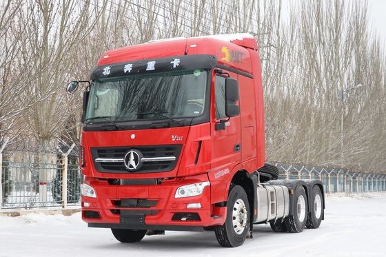 600L 燃料タンク 重荷ダンプトラック 手動トランスミッション付き空中懸垂トラクター