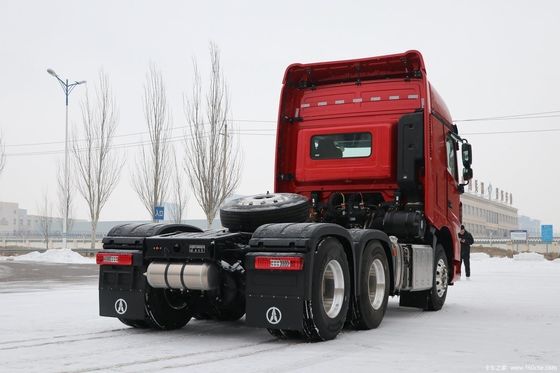 600L 燃料タンク 重荷ダンプトラック 手動トランスミッション付き空中懸垂トラクター