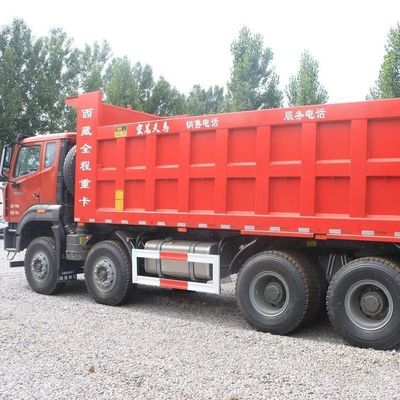 21-30t 炭素鋼貨物箱 FAW 8X4 トラック タイヤと水力助動方向装置