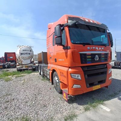 カーボン鋼貨物箱 手動トランスミッションのための 480HP G7 HOWO トラックの主要な特徴