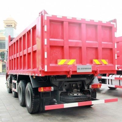ナイジェリアのオフロード建設 手動トランスミッションとタイヤの8x4ダンプトラック
