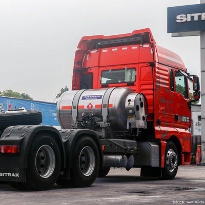 牽引式半トレーラー 6X4 重荷シャックマン トラック 1000Lの燃料タンクと座席 ≤5