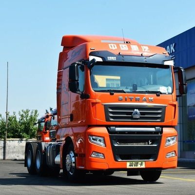 空気懸垂座席 600Lの燃料タンク容量ユーロ5の重荷式転覆式トレーラー