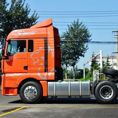 空気懸垂座席 600Lの燃料タンク容量ユーロ5の重荷式転覆式トレーラー