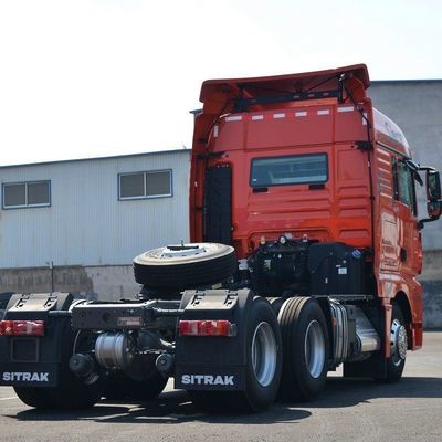 空気懸垂座席 600Lの燃料タンク容量ユーロ5の重荷式転覆式トレーラー
