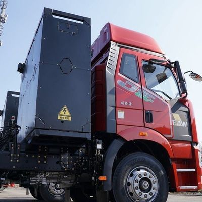 貨物輸送 電動トラクター FAW Jiefang J6p 6X4 460HP 走行距離100000km