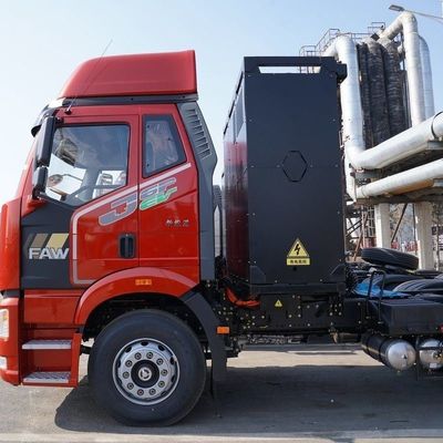 電動転載 FAW Jiefang J6p 6X4 純電動トラクター 12速マニュアルギア