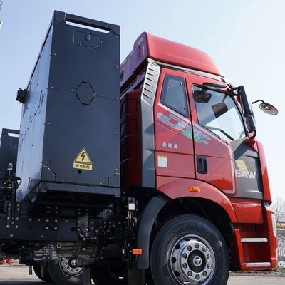 12速マニュアルギア FAW Jiefang J6p 6X4 電気放電のための純粋電気トラクター