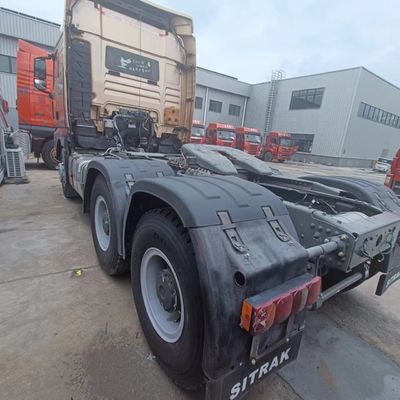 351-450hpの重型トラック,エアサスペンションシートとオンラインプラットフォーム上の600Lの燃料タンク