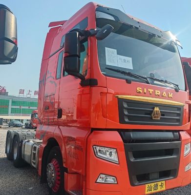 540 HP 中古 G7h 重荷トラック 空気懸垂座席と1000Lの燃料タンク