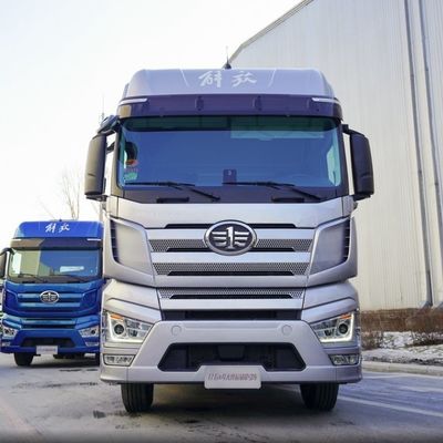 Euro 5重用トラクター トレーラー 空気懸垂座席と炭素鋼貨物箱