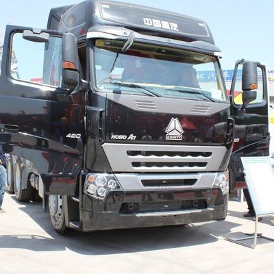 31-40t 炭素鋼貨物箱 HOWO A7シリーズ 6X4 400HP トラック 600L 燃料タンク