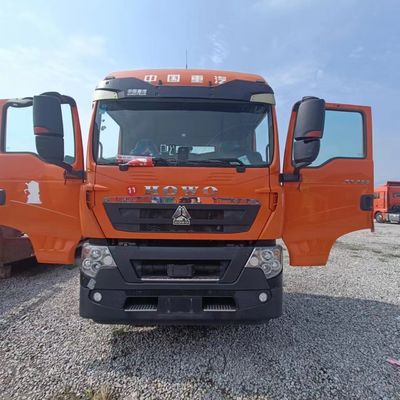アメリカ貨幣 HOWO 400Lの燃料タンクと空中懸垂座席を備えたターパートレーラートラック