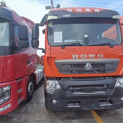 初期支払 375HP HOWO トラクター トラック 重荷 牽引 半トレーラー 作業