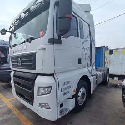 炭素鋼貨物箱 6X4 自動トラクター 540HPと空中懸垂シート