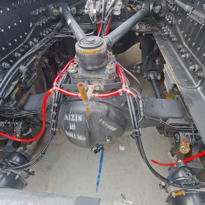 初期支払い 400HP の牽引能力と空中懸垂の重荷ダンプトレーラー