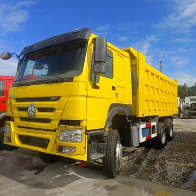 12100.000kg 中国製 中古車 トランスポート HOWO カーボンステール貨物箱付きダンプトラック