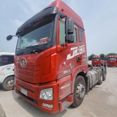 ディーゼル Jiefang Jh6p 460HP 双駆動 Ca12tax230 ギアボックス付き ユーロ 5 マニュアル トラクター