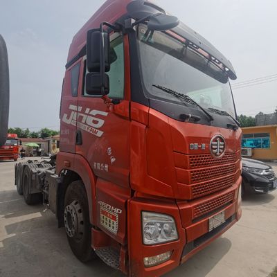 ディーゼル Jiefang Jh6p 460HP 双駆動 Ca12tax230 ギアボックス付き ユーロ 5 マニュアル トラクター