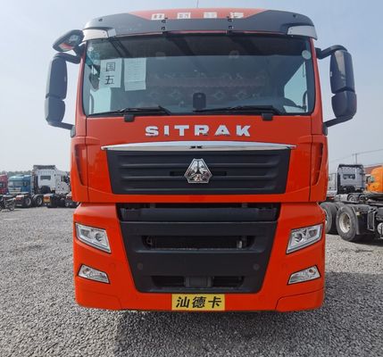 6×4 480HP トラクター トラック 牽引用 半トレーラー 空気懸垂 座席 6.5x2.5x4m サイズ