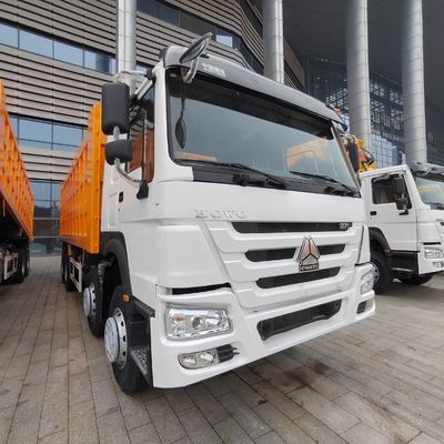 Euro2 Sinotruk HOWO 375HP 8*4 ダンプトラック &gt; 8L エンジン容量