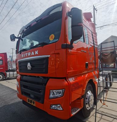 31-40t 負荷容量 シノトラック 1000L の燃料タンクと空気懸垂座席を備えた中古トラック