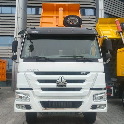 HOWO 371HP ハイデラリックステアリングとタイヤ認証ECE付き重用ダンプトラック