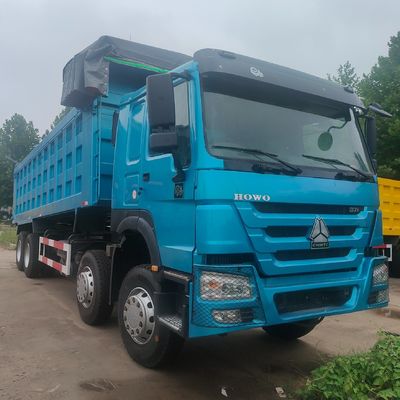 6ヶ月 販売後サービス カーボンステール貨物箱付きの重用HOWO 8X4ダンプトラック