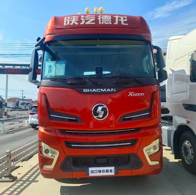 ディーゼル重型トラック デロング X6000 1000L 燃料タンク 5席の牽引半トレーラー