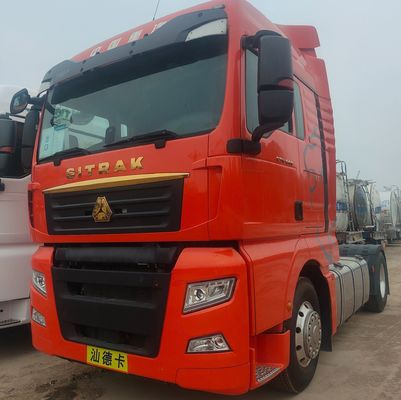 シトラク4X2 トラクターへの建設のための炭素鋼貨物箱と480HP トラクターエンジン