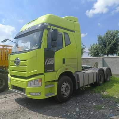 中古ディーゼル重型トラック J6p420HP 半トレーラー牽引 31-40t 負荷容量