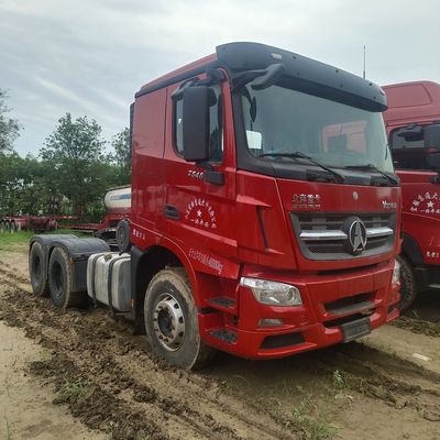6X4 駆動ホイール 重荷牽引輸送用のベイベントラクター 負荷容量31-40t