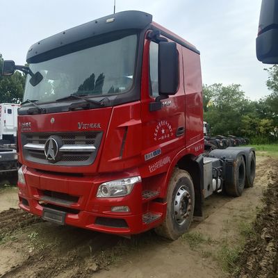 6X4 駆動ホイール 重荷牽引輸送用のベイベントラクター 負荷容量31-40t