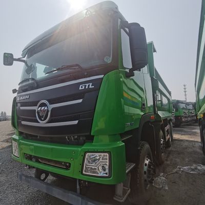 400Lの燃料タンク容量と炭素鋼貨物箱の素材を持つフォトン製の古用ダンプトラック