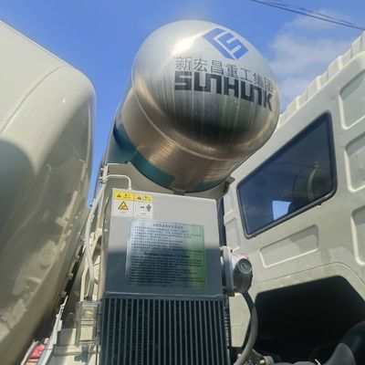 最大馬力300-400hpと10245x2496x3450mの混凝土ミキサートラック