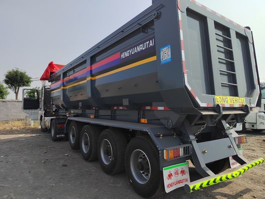 カスタムカラー 自動卸載穀物輸送トレーラー 8000-9000mm 輪盤およびそれ以上