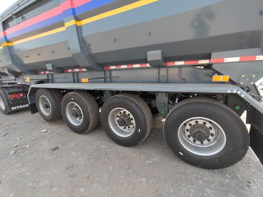 カスタムカラー 自動卸載穀物輸送トレーラー 8000-9000mm 輪盤およびそれ以上