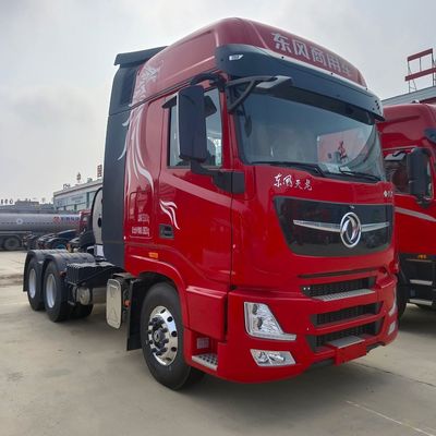 フロントリフティングスタイル 6X4 ダンピングタイプ LNG ガス トラクション トラック 580HP トラクター
