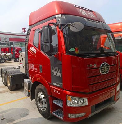 FAW Jiefang J6plng6X4 トラクター トランスポート トラック フロントリフティング スタイルのダンピングタイプ